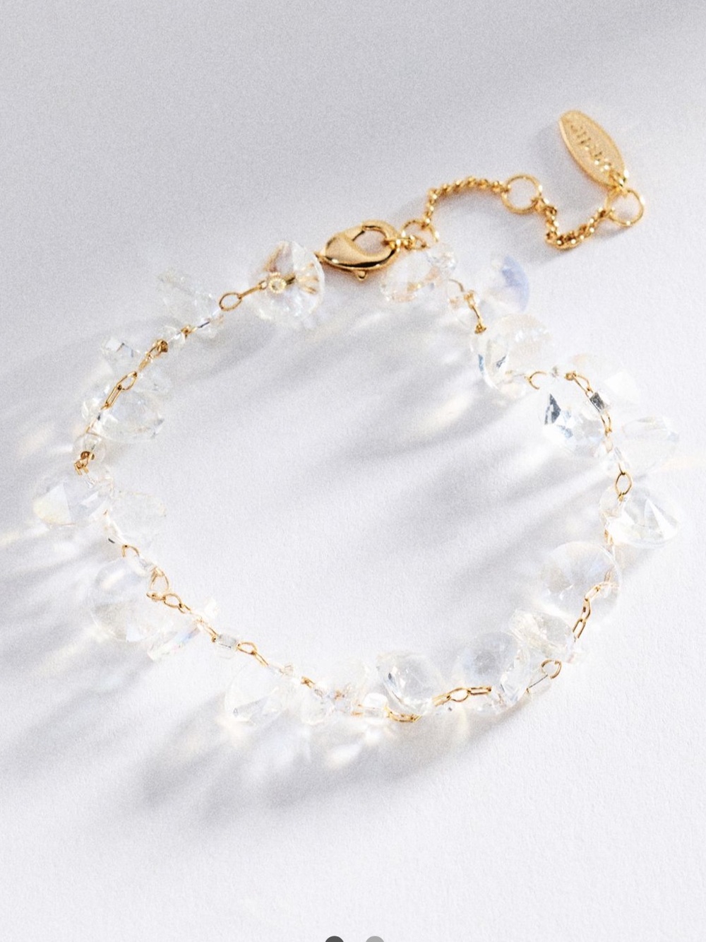 NWT Anthropologie Dotted Crystal Bracelet
